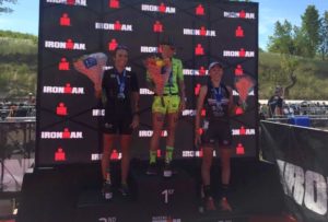 Il podio femminile dell'Ironman 70.3 Steelhead 2017: Heather Jackson, Alissa Doehla e Jodie Robertson (Foto ©Ironman 70.3 Steelhead)