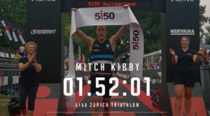 L'australiano Mitch Kibby è il più veloce nel 5i50 Zurich Triathlon 2018
