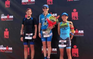 La britannica Lucy Gossage vince l'Ironman 70.3 Lanzarote 2018, davanti alla tedesca Jenny Schulz e alla spagnola Anna Noguera.