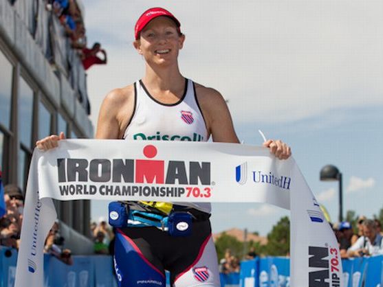 La britannica Leanda Cave si aggiudica l'Ironman 70.3 World Championship 2012, a Las Vegas (USA).