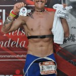 Matteo Andreis felice al termine del 10° Ironman South Africa