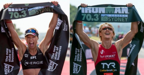 Anja Beranek e Josh Amberger vincono l'Ironman Western Sydney 2014