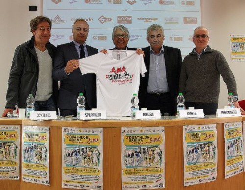 La presentazione dei Campionati Italiani di Duathlon di Povegliano Under 23, Coppa Crono e a Staffetta 2+2