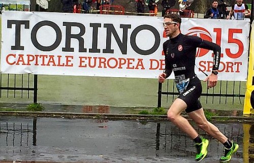 Massimo De Ponti vince a Torino gli Italiani di Duathlon Sprint 2015 (Foto: FITri.it)