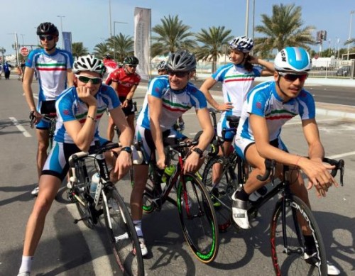 Gli azzurri pronti per l'ITU WTS Abu Dhabi Triathlon del 7 marzo 2015