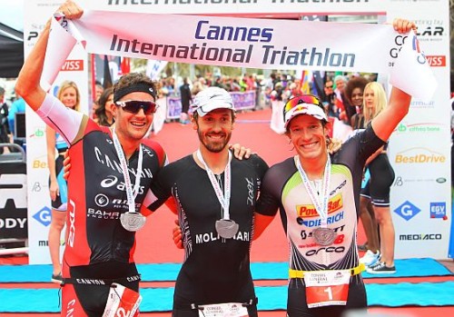 Giulio Molinari vince il Cannes International Triathlon 2015 davanti a Jan Frodeno e Sebastian Kienle