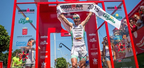 Alessandro Degasperi conquista l'Ironman Lanzarote del 23 maggio 2015! (Foto Diego Santamaria)