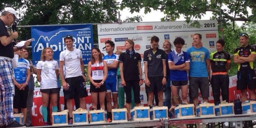 I primi classificati del 27^ Triathlon di Caldaro del 9 maggio 2015