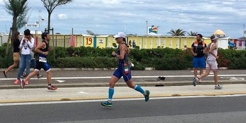 Martina Dogana, nella foto agli Europei di triathlon medio a Rimini, prenderà il via il 28 giugno 2015 all'Ironman Austria