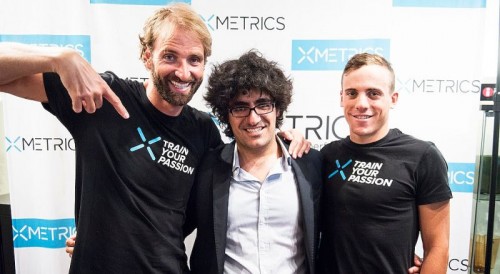 Max Rosolino, Andrea Rinaldo e Matteo Fontana hanno presentato martedì 16 giugno 2015 all'Aspria Harbour Club Milano XMetrics