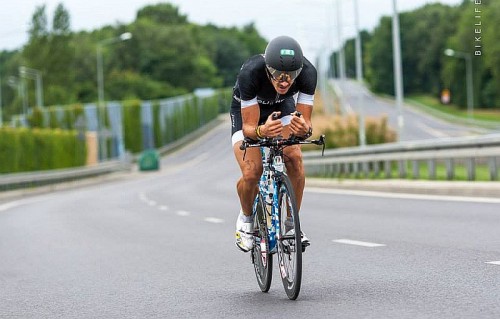 Anche al Challenge Poznan, Giulio Molinari si è messo In grande evidenza nella "sua" frazione in bici