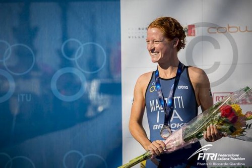 Anna Maria Mazzetti medaglia d'argento agli Europei Triathlon Ginevra 2015