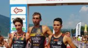 podio maschile triathlon Sprint Silca Cup 2017