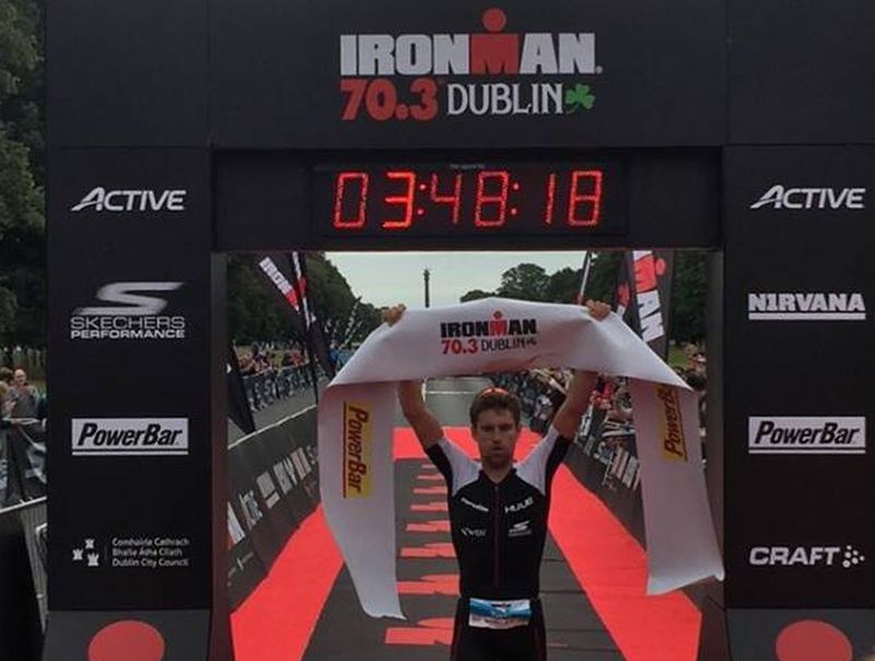 L'inglese David McNamee è il più veloce all'Ironman 70.3 Dublin 2017 con 03:48:13 (Foto ©Ironman 70.3 Dublin)
