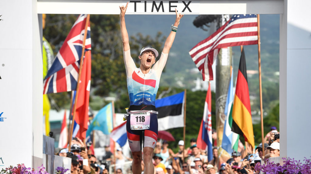 La britannica Lucy Charles, nel 2017, è giunta seconda al suo primo Ironman Hawaii ed è stata la più veloce nella frazione di nuoto (Foto ©Ironman)
