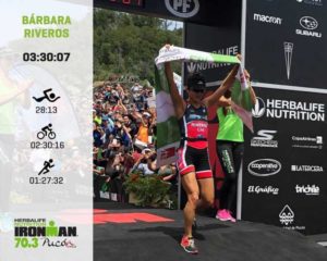 La cilena Barbara Riveros è profeta in patria: vince l'Ironman 70.3 Pucon, corso il 13 gennaio 2019.