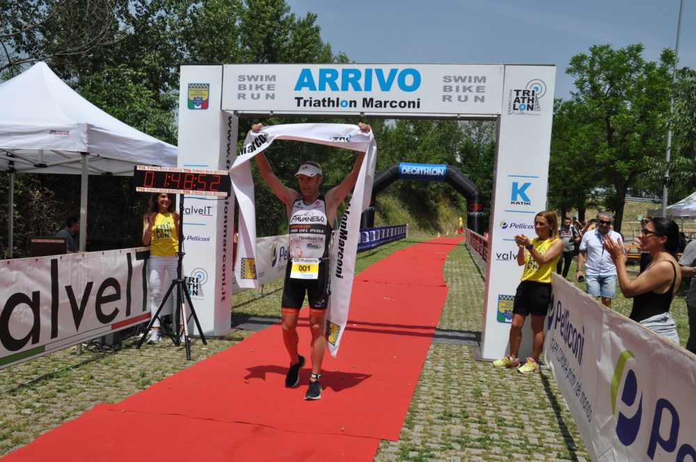 Massimo Cigana (Eroi del Piave) è il più veloce nel Triathlon Marconi Bologna 2019.