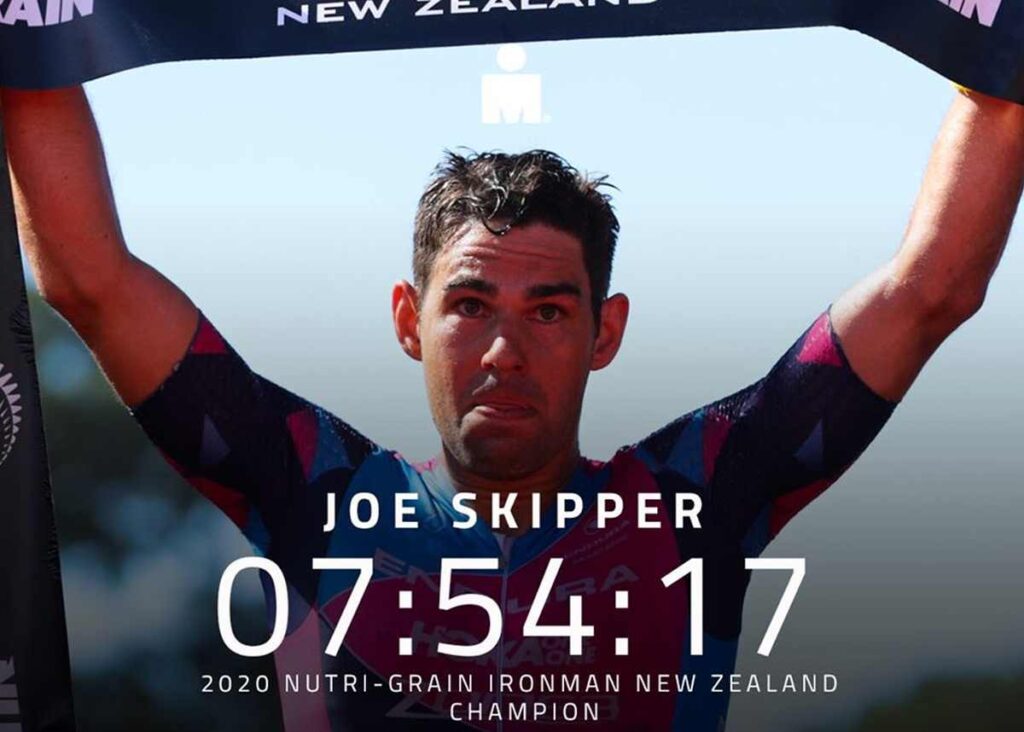 Il britannico Joe Skipper vince il 36° Ironman New Zealand stabilendo il nuovo record del percorso.