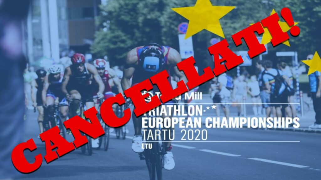 Europei Triathlon Tartu 2020 cancellati