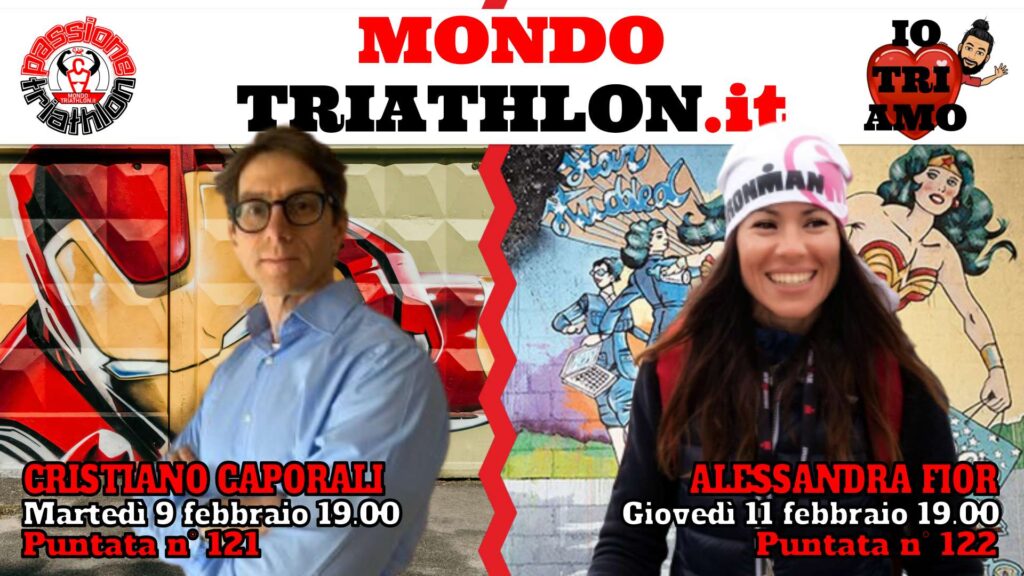 Copertina Passione Triathlon 9 e 11 febbraio 2021 - Cristiano Caporali e Alessandra Fior