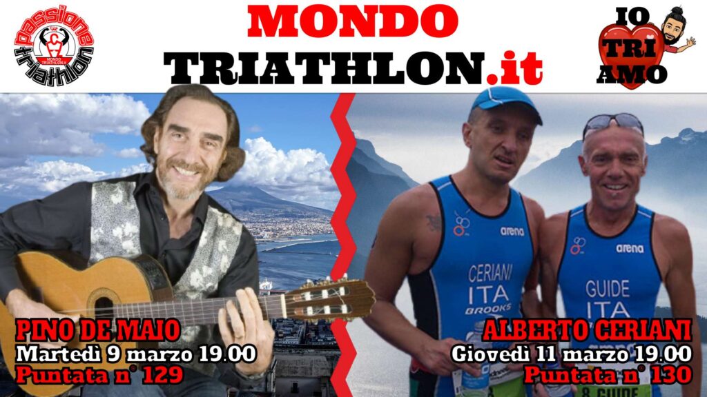 Copertina Passione Triathlon 9 e 11 marzo 2021 - Pino De Maio e Alberto Ceriani