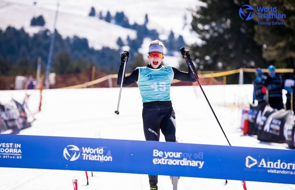 Il norvegese Hans Christian Tungesvik vince il Mondiale di Winter Triathlon 2021 di Andorra 