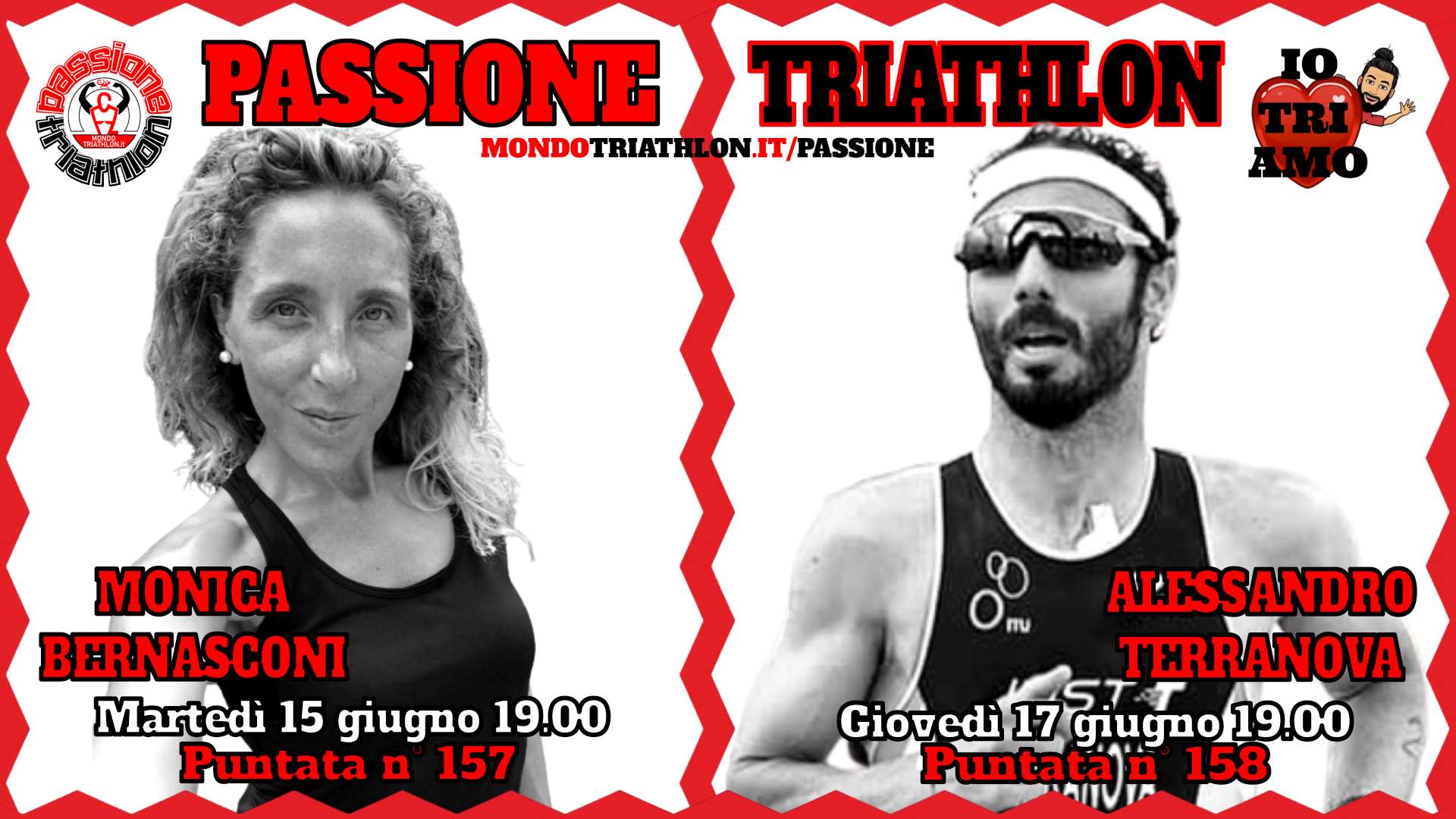 Passione Triathlon Protagonisti 15 e 17 giugno 2021