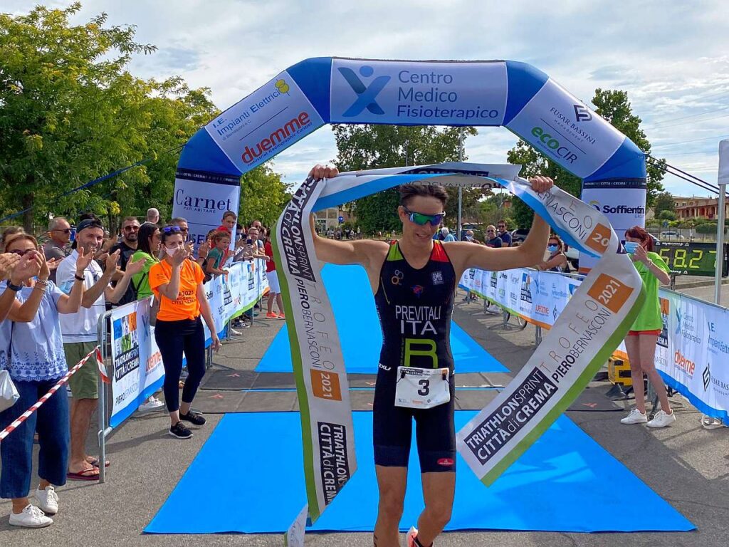 Thomas Previtali vince il 1° Triathlon Sprint Città di Crema, Trofeo Piero Bernasconi