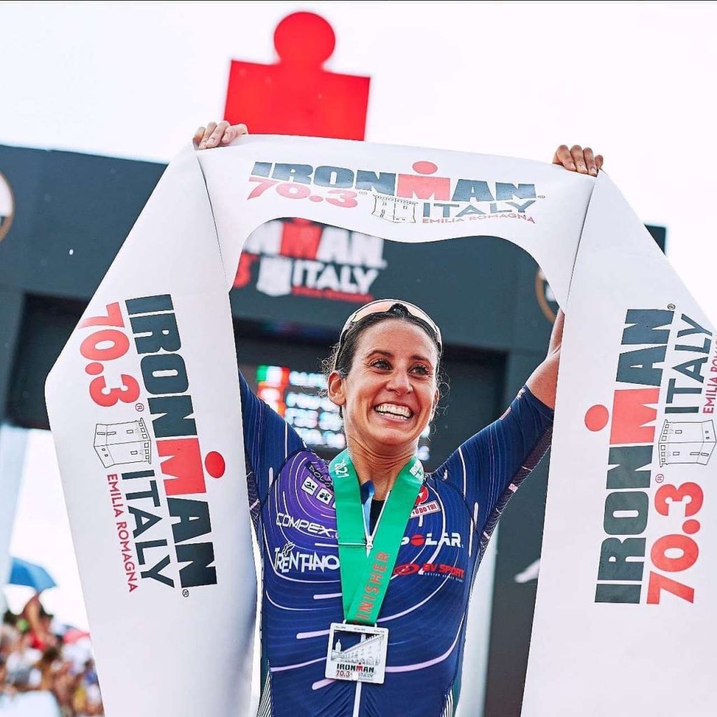Il trionfo di Valentina d'Angeli nell'Ironman 70.3 Italy Emilia Romagna del 19 settembre 2021