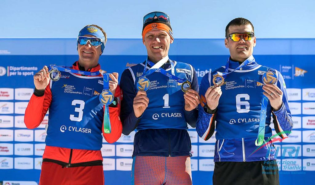 Europei Winter Triathlon Asiago 2022: trionfo russo, oro per Pavel Andreev