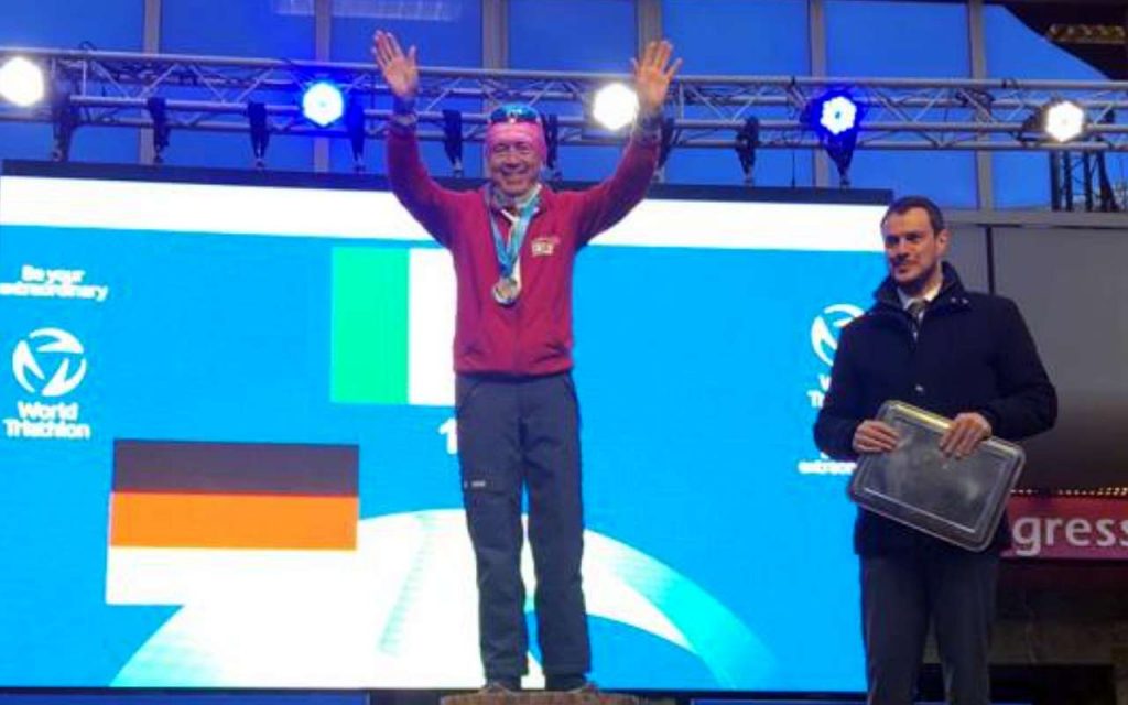 Gherardo Mercati medaglia d'oro ai Mondiali di Winter Duathlon 2022 di Andorra