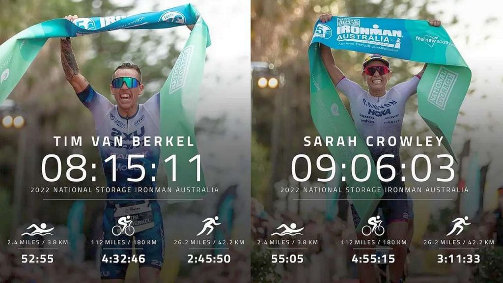 Ironman Australia 2022: vincono gli aussie Sarah Crowley e Tim Van Berkel