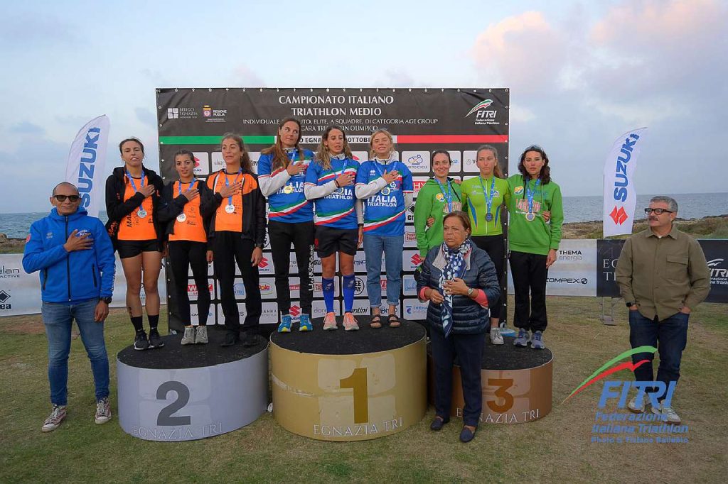 Doloteam Donne vince i Tricolori di Triathlon Medio 2022
