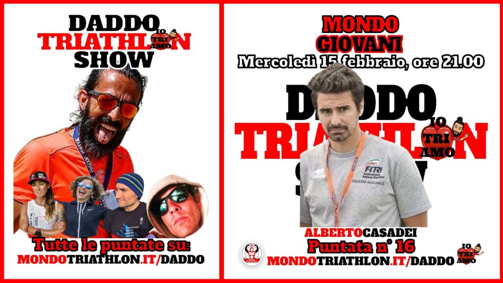Daddo Triathlon Show puntata 16 - 2023-02-15 - Mondo Giovani - Alberto Casadei
