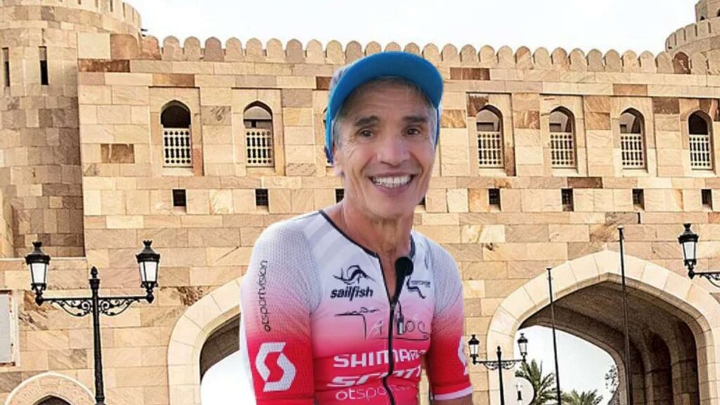 Valerio Curridori oro M70 all'Ironman 70.3 Oman del 4 febbraio 2023