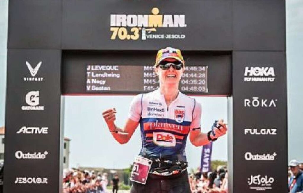 All'Ironman 70.3 Venice Jesolo del 7 maggio 2023, Valentina Sestan fa il personale e vince la sua categoria