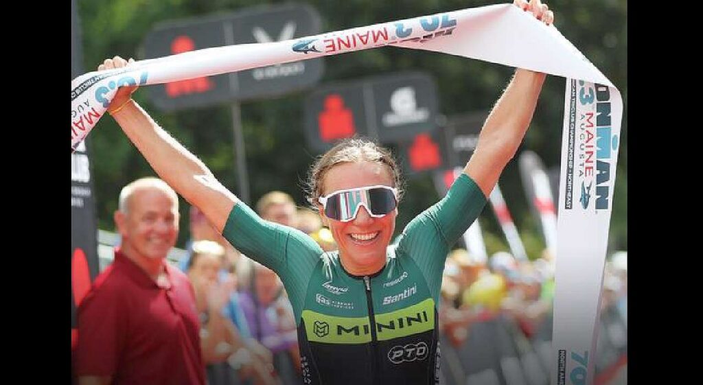 Giorgia Priarone trionfa all'Ironman 70.3 Maine del 30 luglio 2023