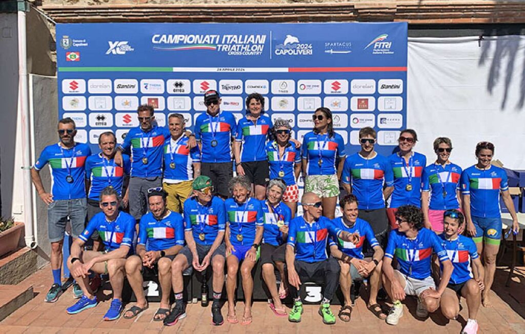 Campionati Italiani Cross Triathlon Capoliveri 2024: tutte le maglie Tricolori Age Group (Foto FITri)